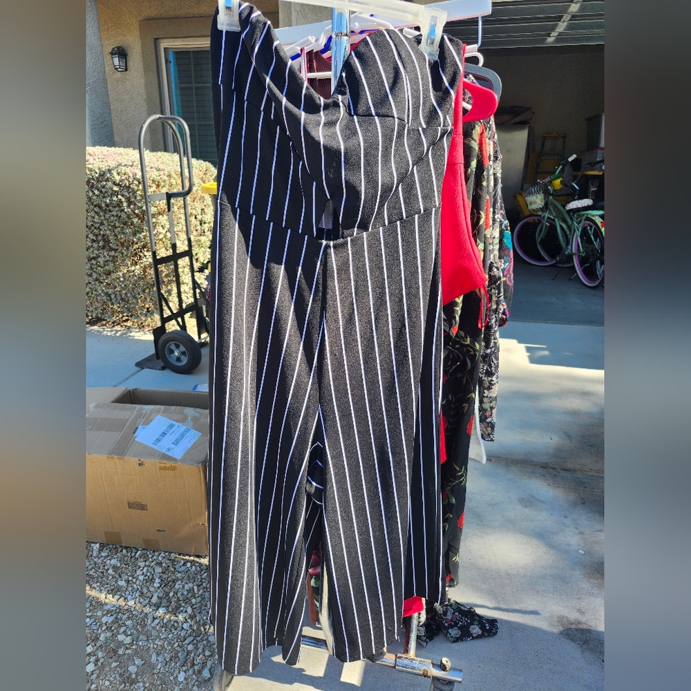 Pinstripe jumper